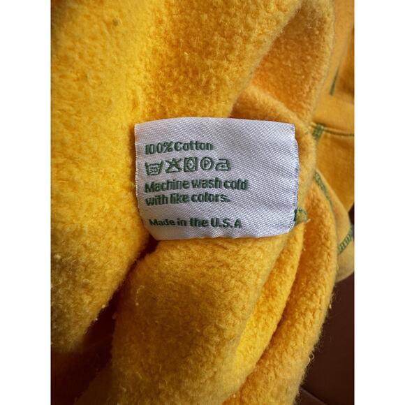 Made Some Souvenirs Yellow Relaxed Fit Crewneck Sweatshirt Women’s Large USA - Picture 8 of 8